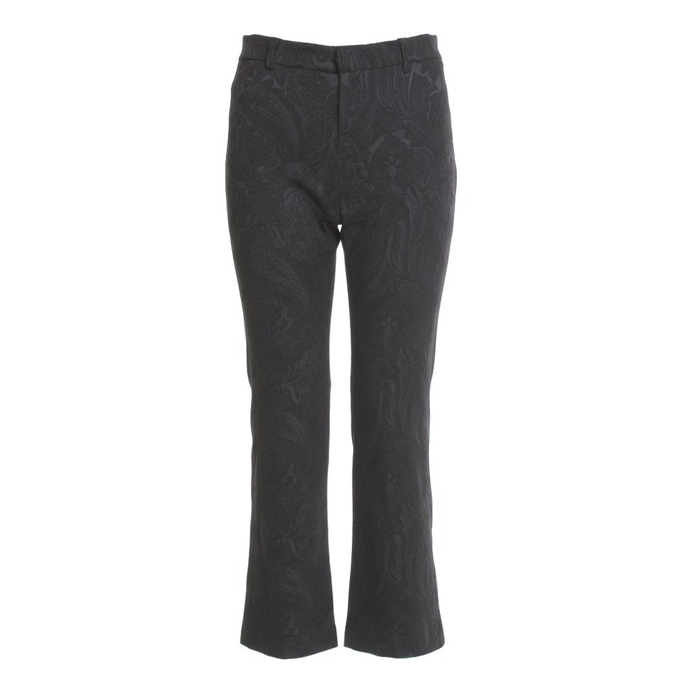 Faith Connexion Cropped Straight Leg Jeans Black Mid-Rise‎ Size M